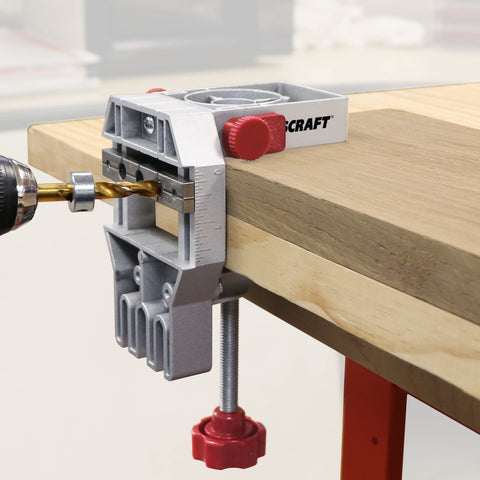 Milescraft Joint Master corner joint enables strong corner connections with controlled dowel placement.