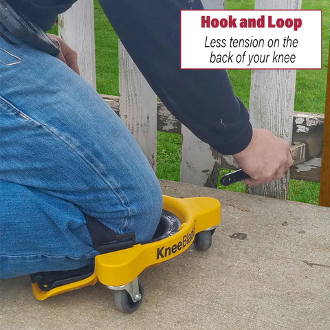 Milescraft KneeBlades with three casters for stability and mobility