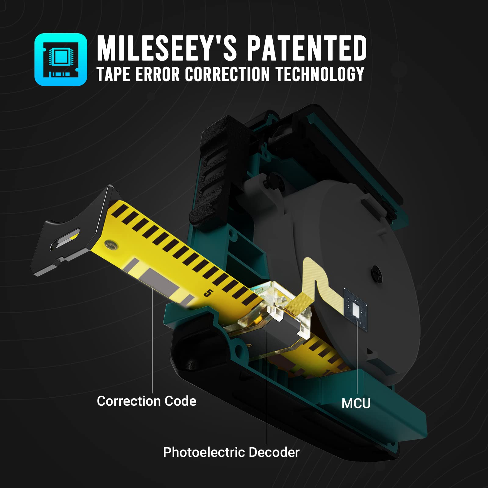 MiLESEEY DT20 area and volume mode for quick digital calculations.