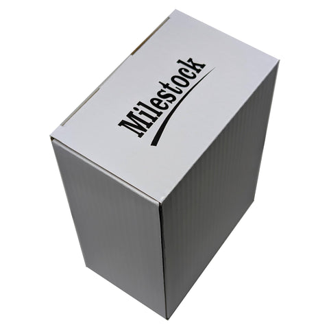 Milestock XH2150-1800 charger packaged for storage and transport.