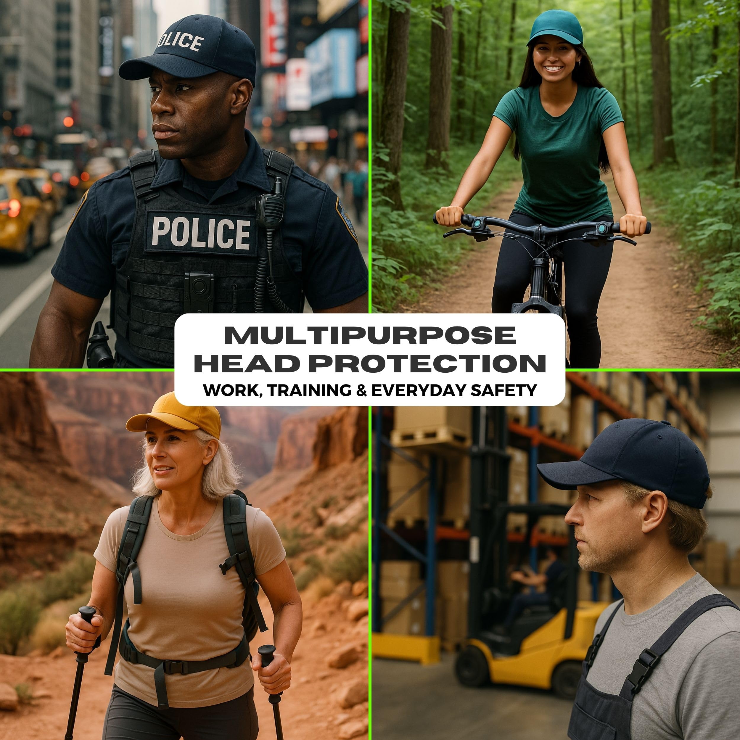 Milfort Bump Cap Insert ventilation design highlights airflow for comfortable shifts