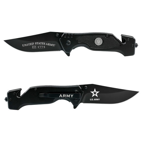 Military Gift Shop US Army Folding Elite knife blade open for quick tasks