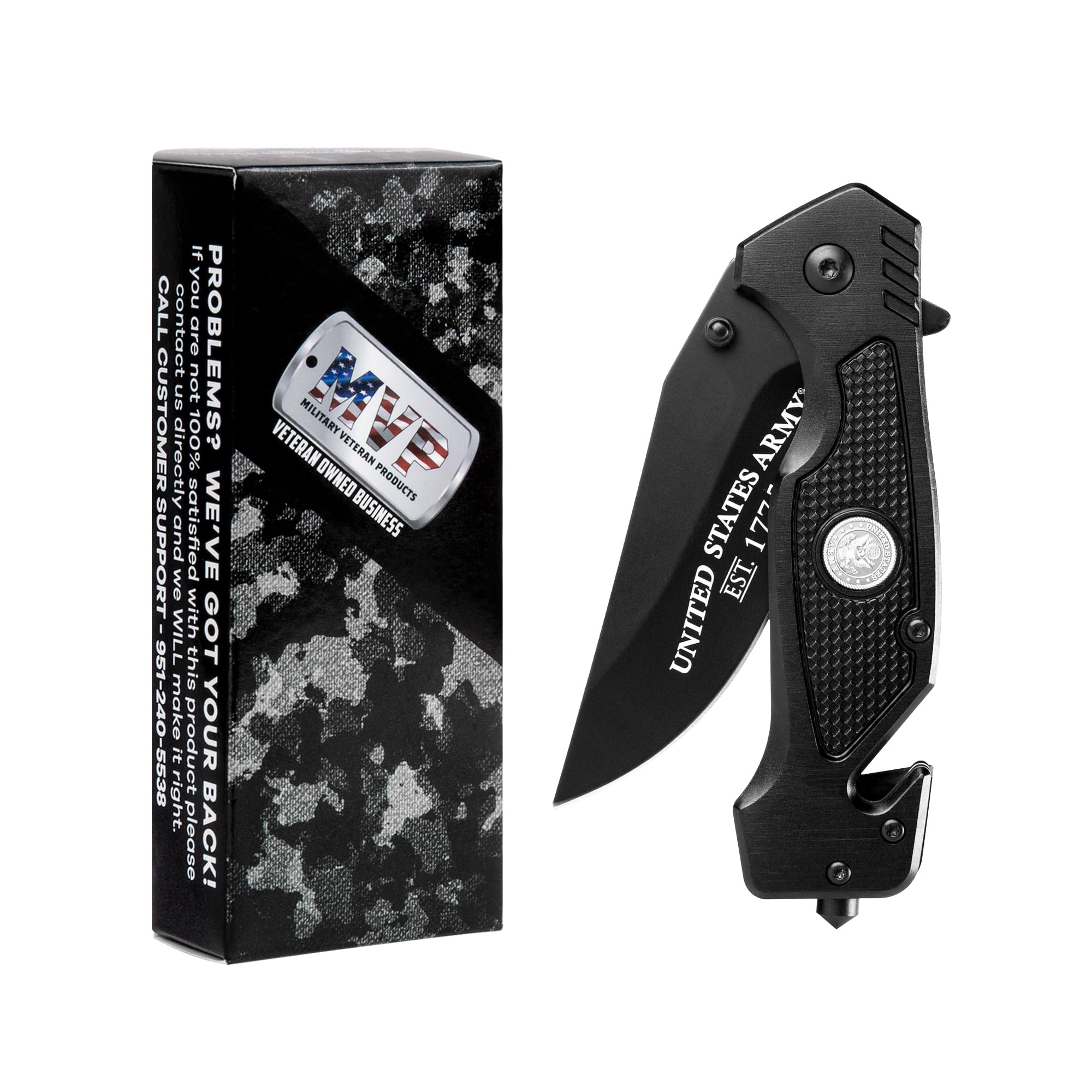 Military Gift Shop US Army Folding Elite knife spring-assisted action