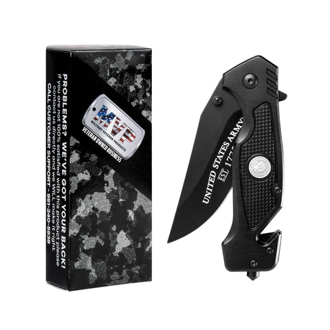 Military Gift Shop US Army Folding Elite knife spring-assisted action