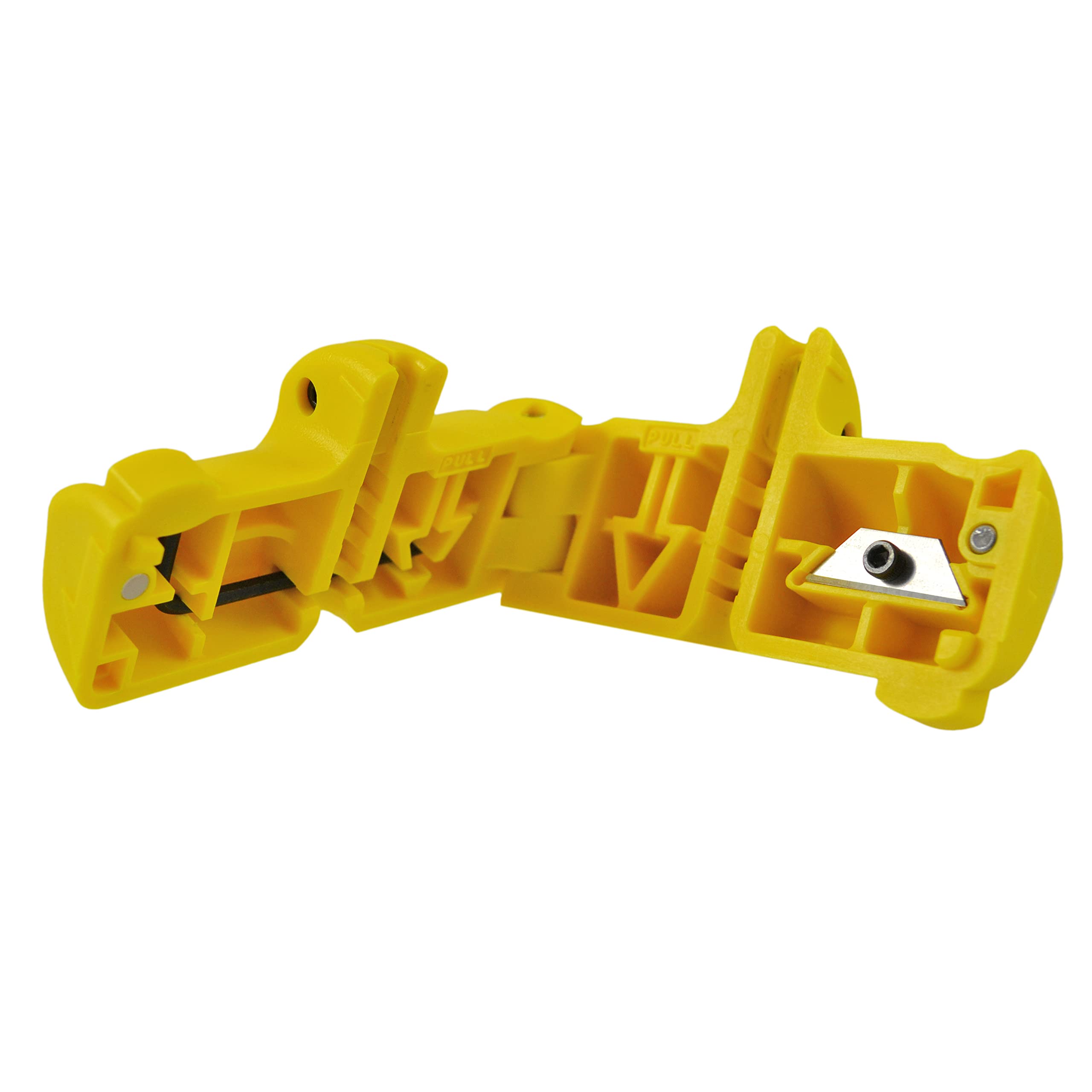 Shielded blades on Miller MB04 enhance safety during prep.