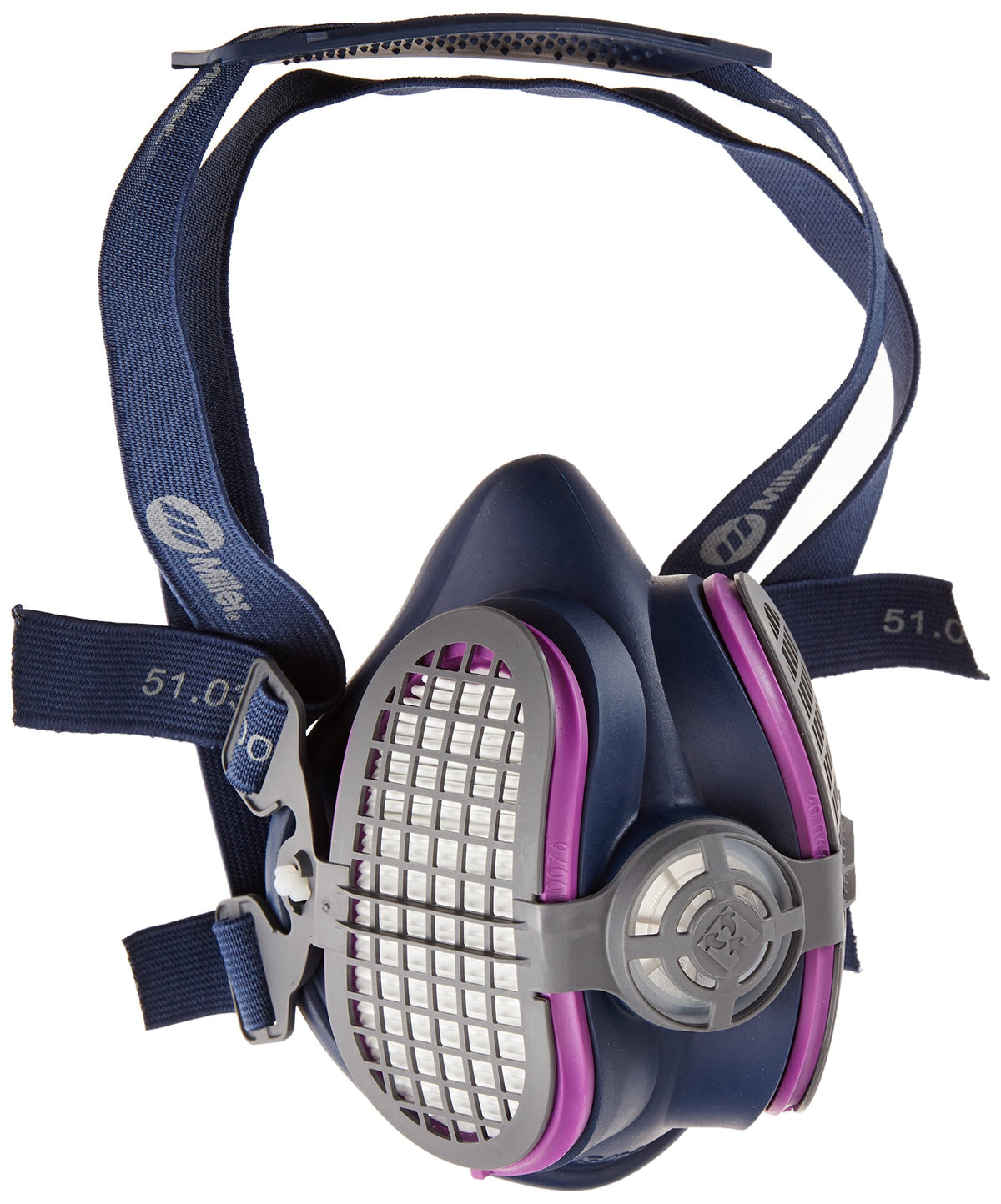 Miller LPR-100 respirator with Ellipse HEPA filters provides comfortable dust protection.