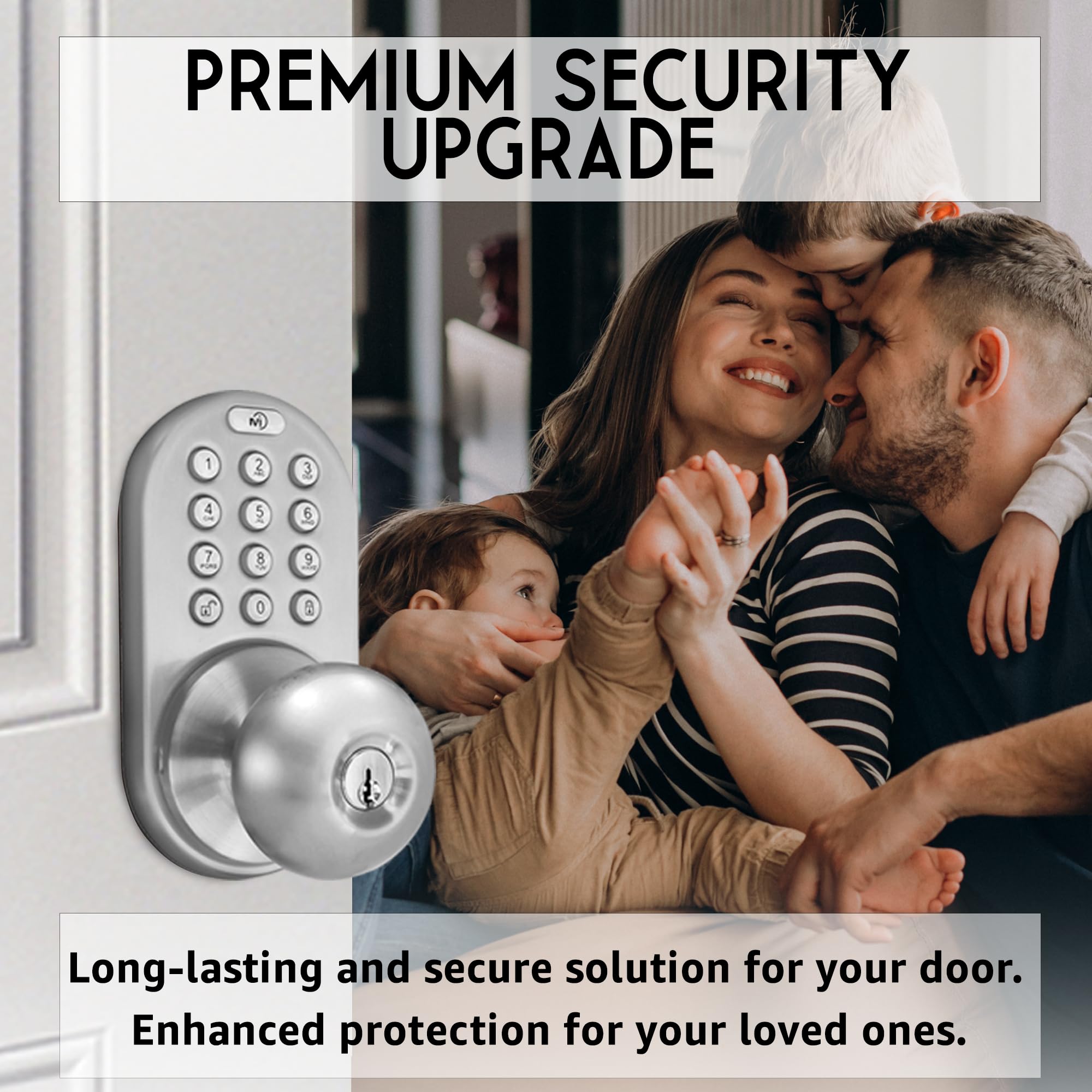 MiLocks TKK-02SN keyless entry offers quick, convenient access.