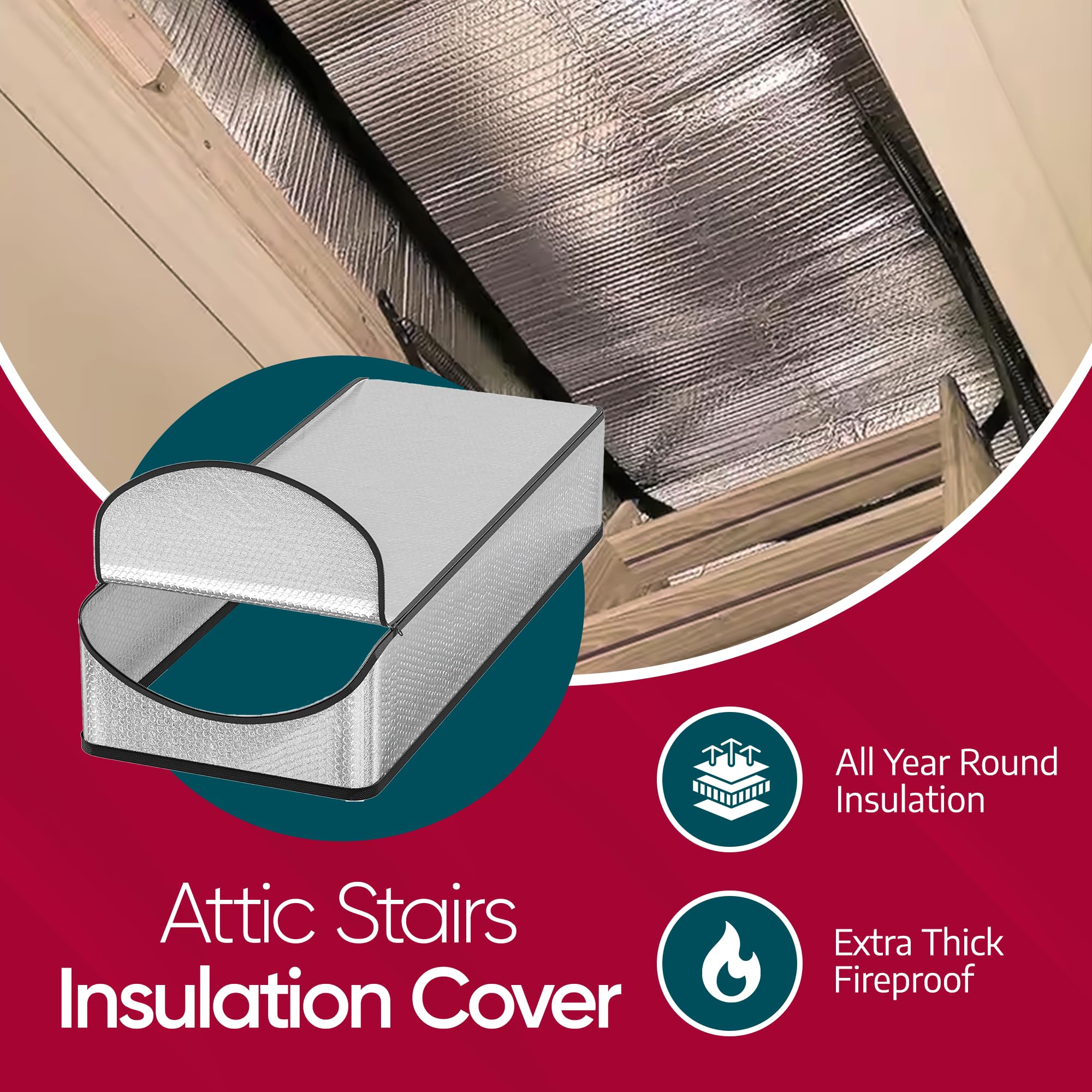 Miloo double air-bubble layer detail for enhanced insulation