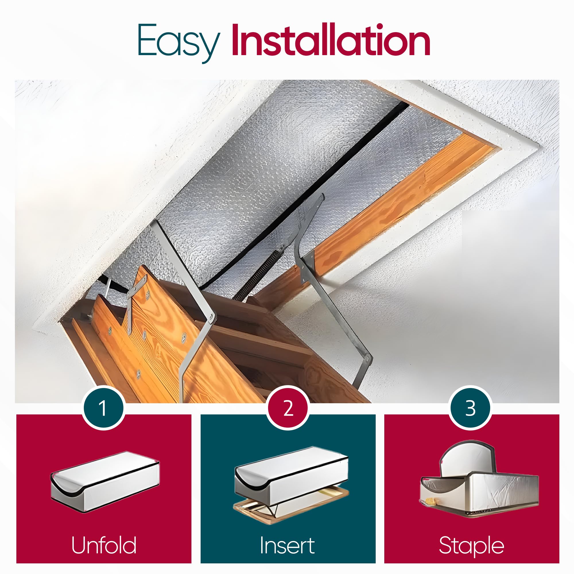 Miloo attic cover demonstrating heat reduction use case
