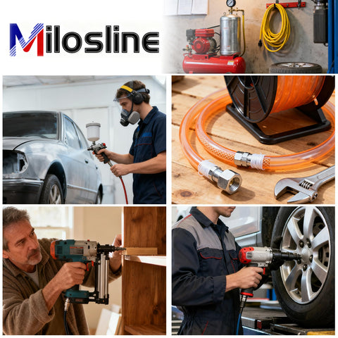 Milosline ready-to-use air connector kit for 300 PSI tasks