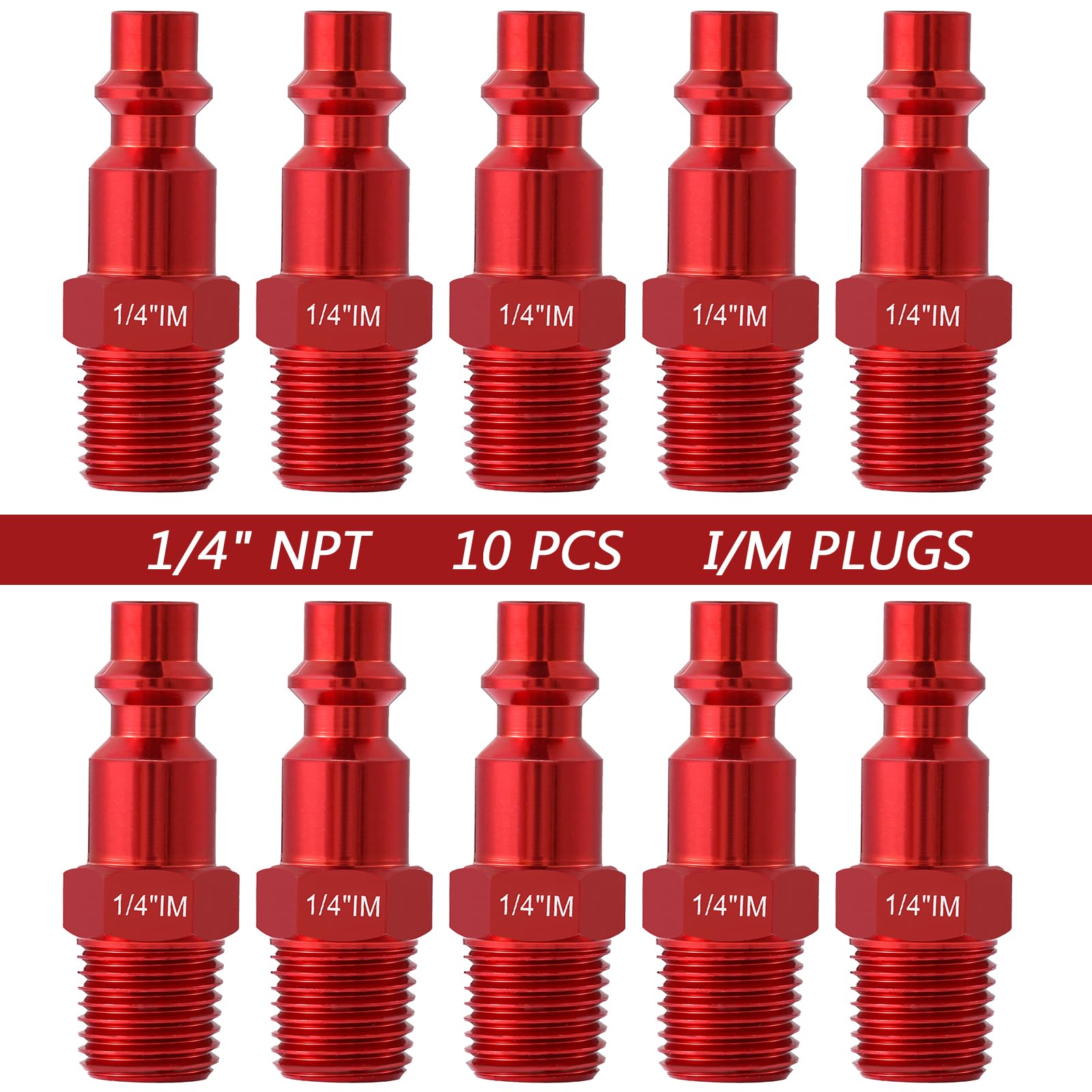 Milosline red-coated aluminum body increases durability and visibility in workshop.