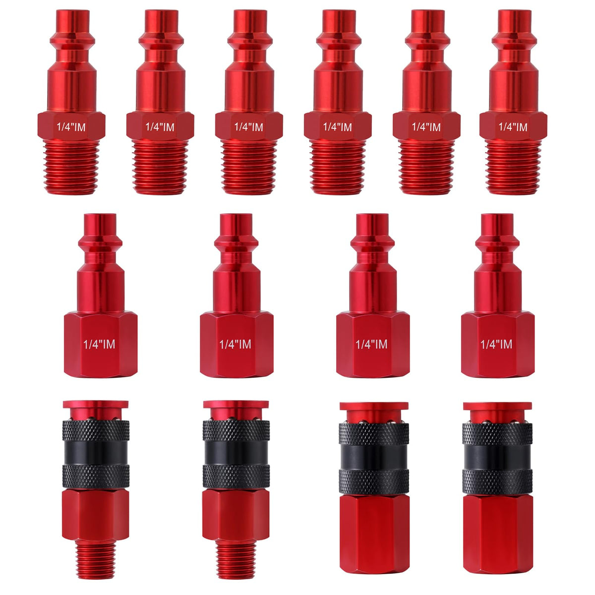 Milosline universal air coupler compatible with I/M, Aro, and T types for flexible use.