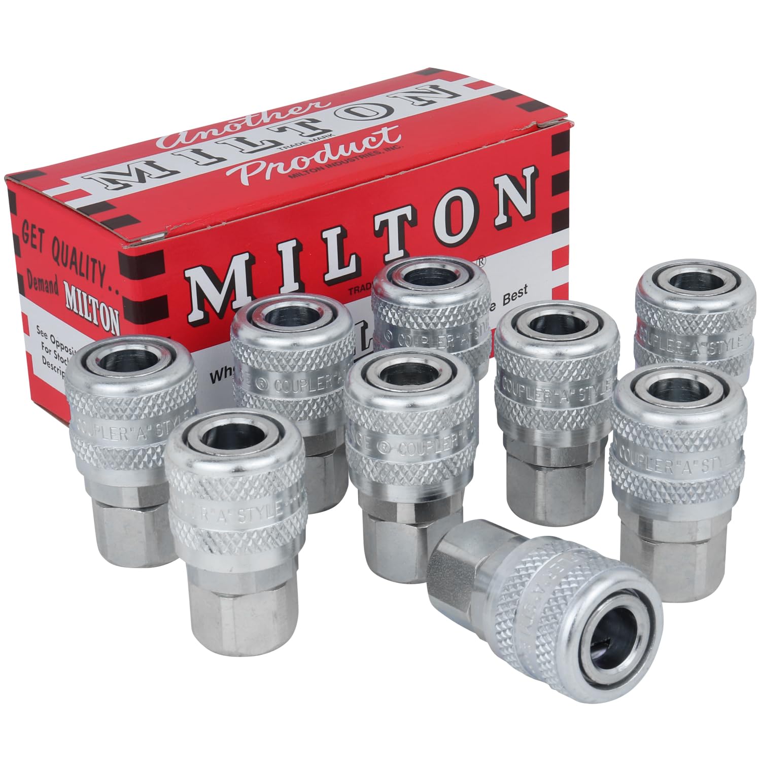 Milton ARO-210 quick connect supports 34 SCFM flow.