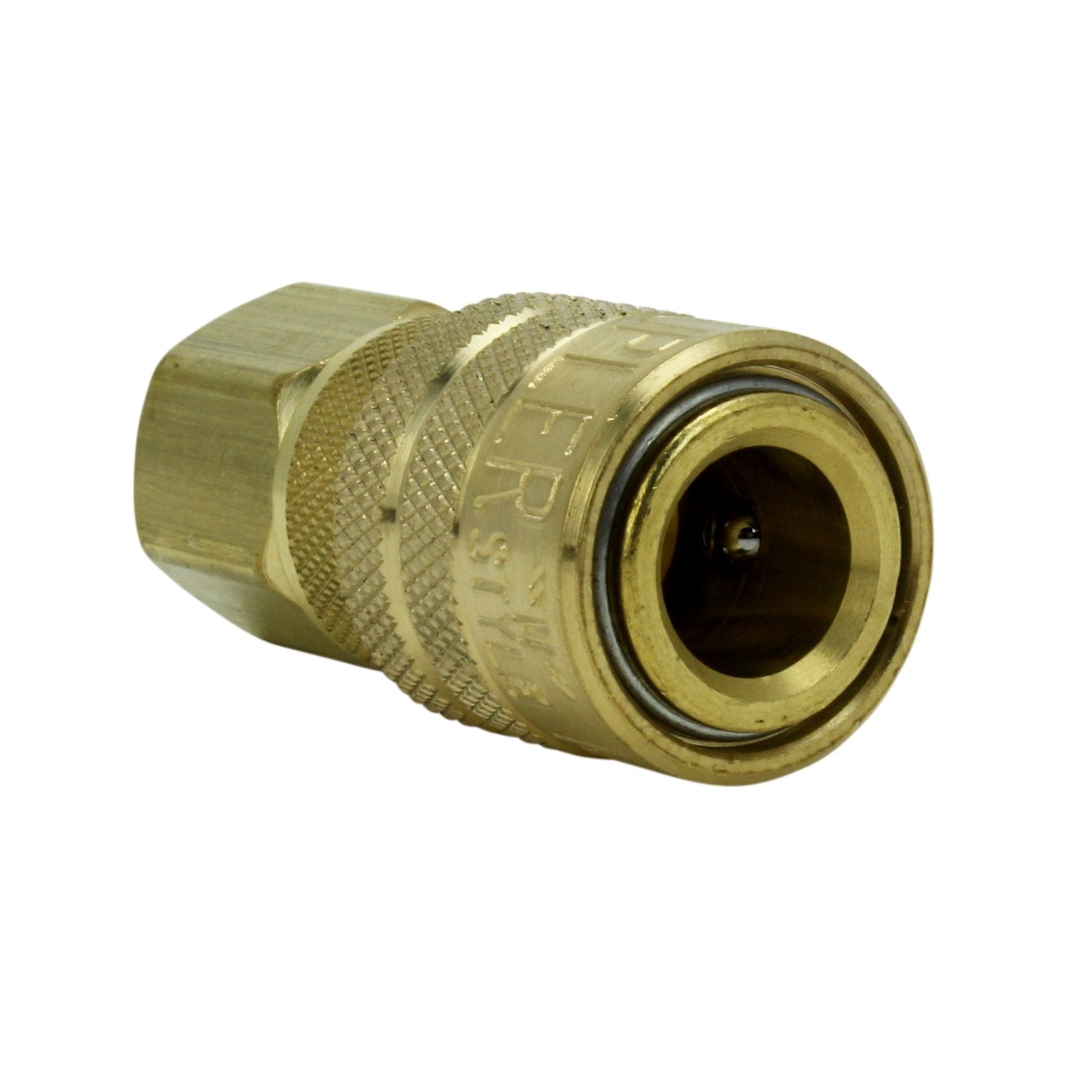 Milton 715 Buna-N seal assembly visible for tight, leak-resistant connections