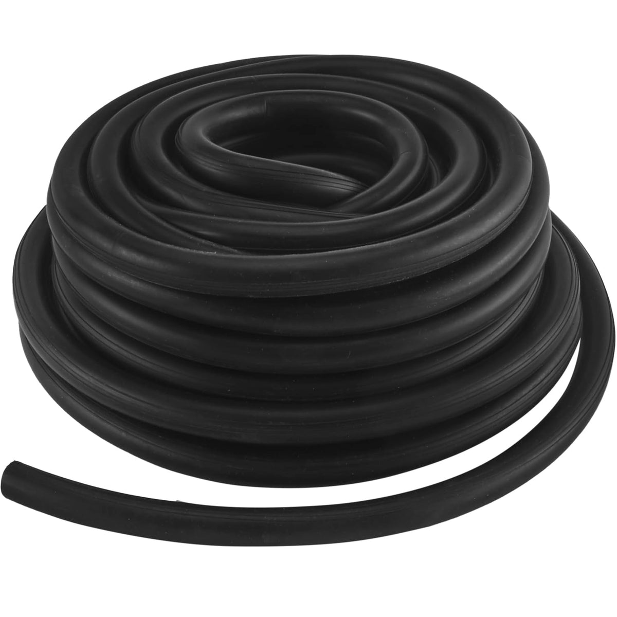 Milton 838 signal hose 50ft coiled view, ideal for quick portable air-tool setups.