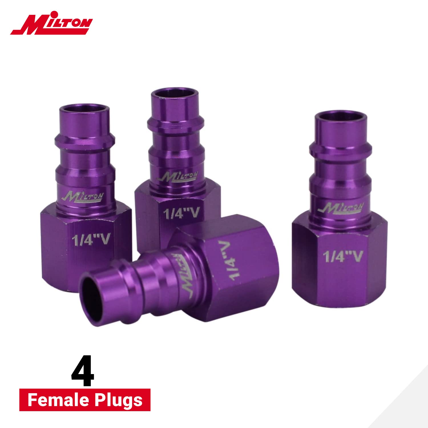 Milton S-314VKIT six male plugs deliver reliable connections for multiple tools.