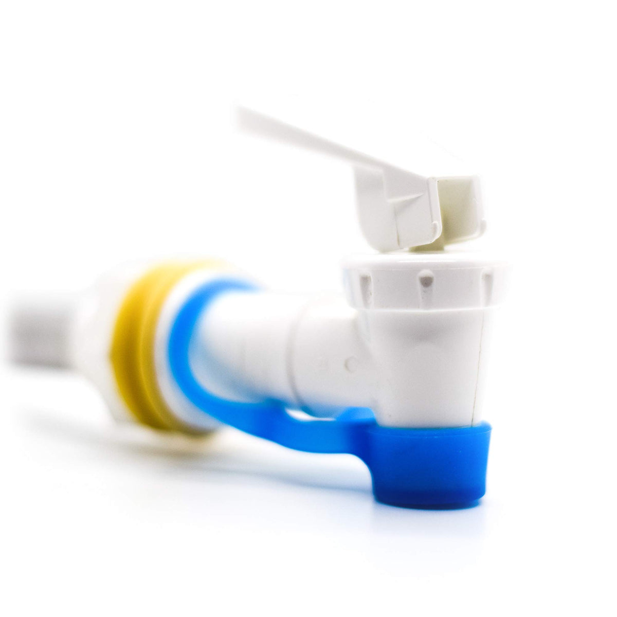 Milunova Spigcap on spout keeps the valve clean during transport.