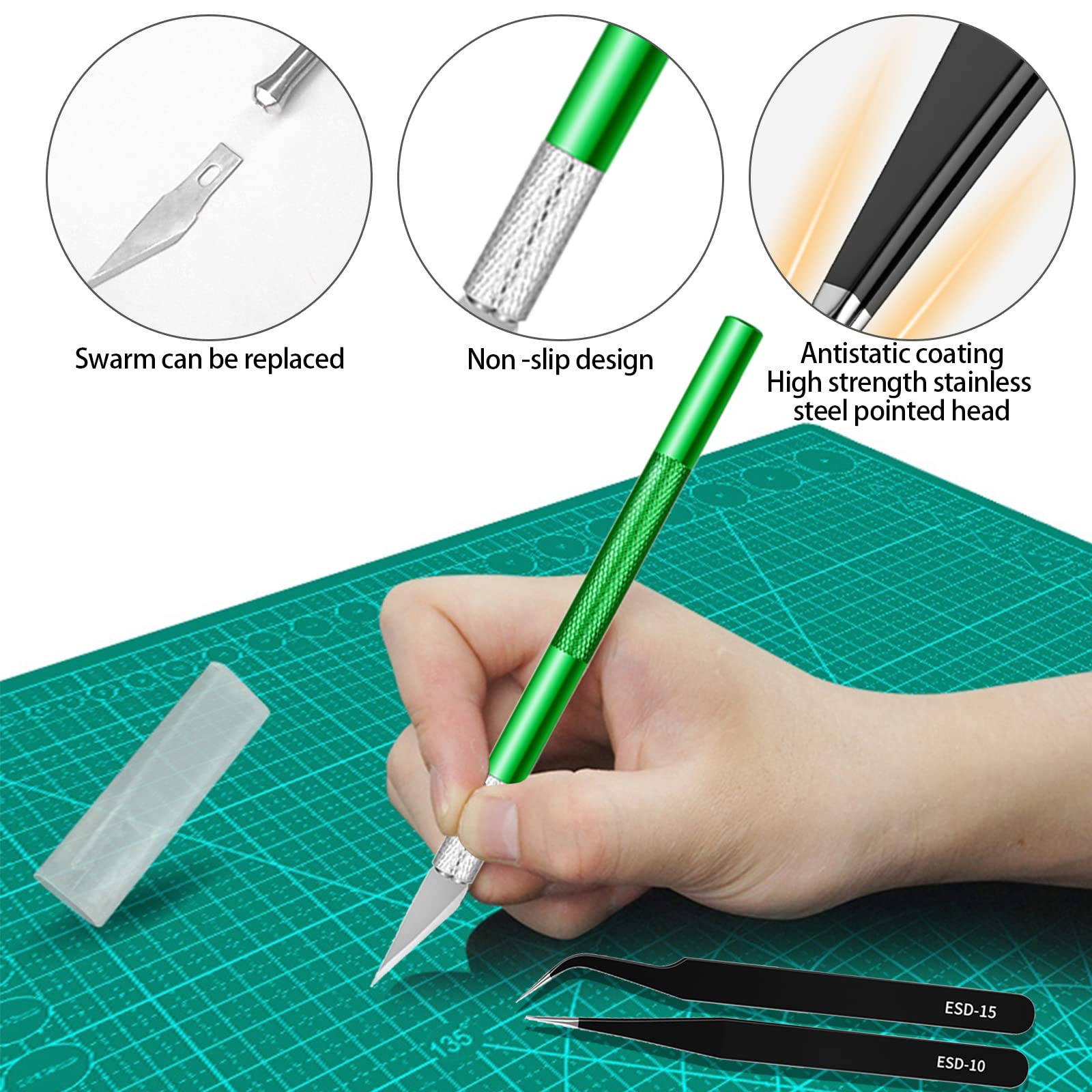 MILUOSONG carving knife for intricate shaping and trimming