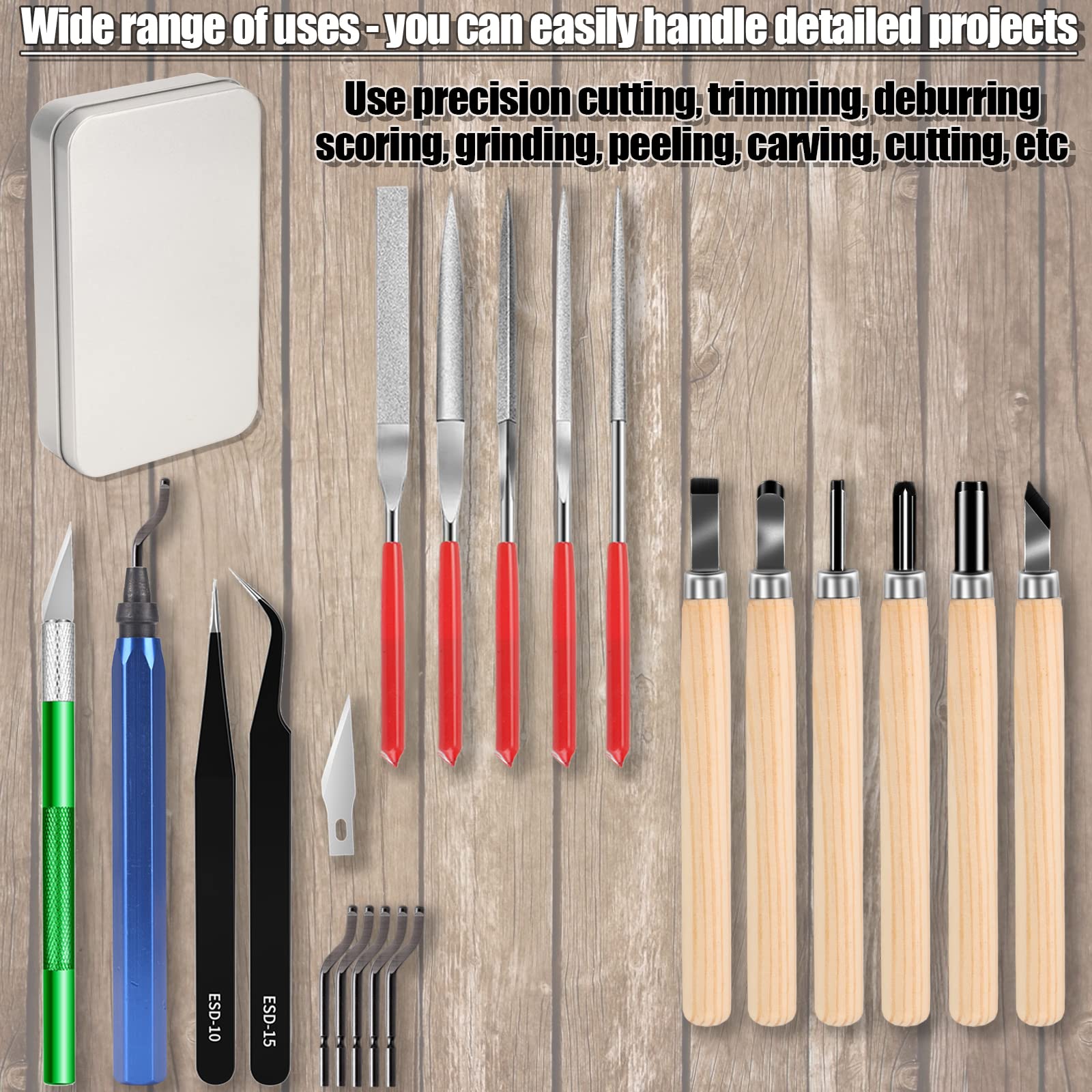 MILUOSONG bent stainless tweezers for tiny components