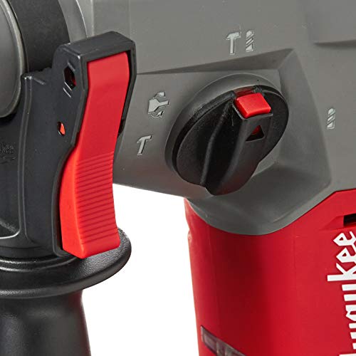 Milwaukee 1-inch concrete bit capacity for precise drilling in masonry.