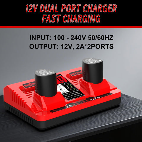Milwaukee M12 12V battery 48-11-2401 replacement with durable build