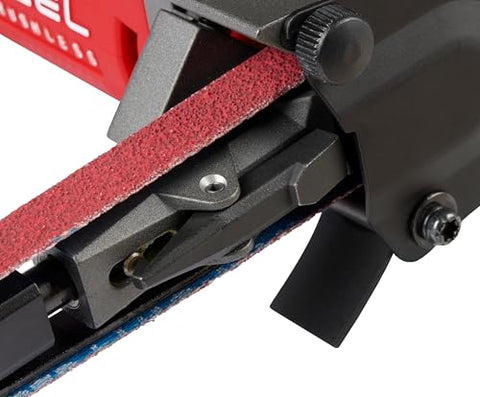 Milwaukee 12V Fuel sander 360° rotating arm reaches tight angles