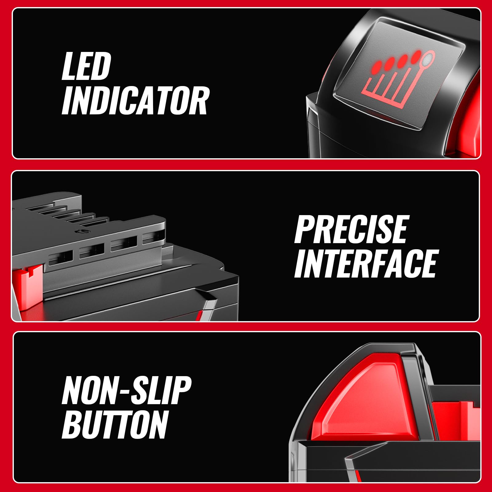Milwaukee 18V multi-voltage charger keeps batteries ready.