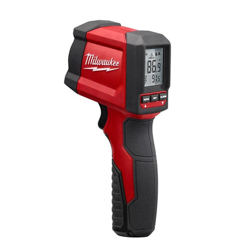 Milwaukee 2267-20 infrared temp-gun front view for quick readings