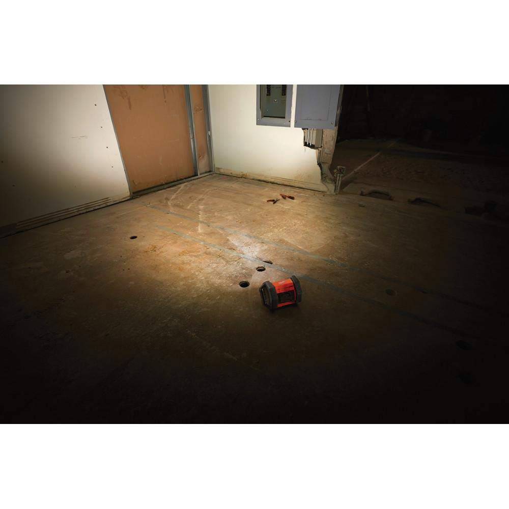 Milwaukee 2361-20 LED flood light 8-hour runtime suits extended outdoor work.