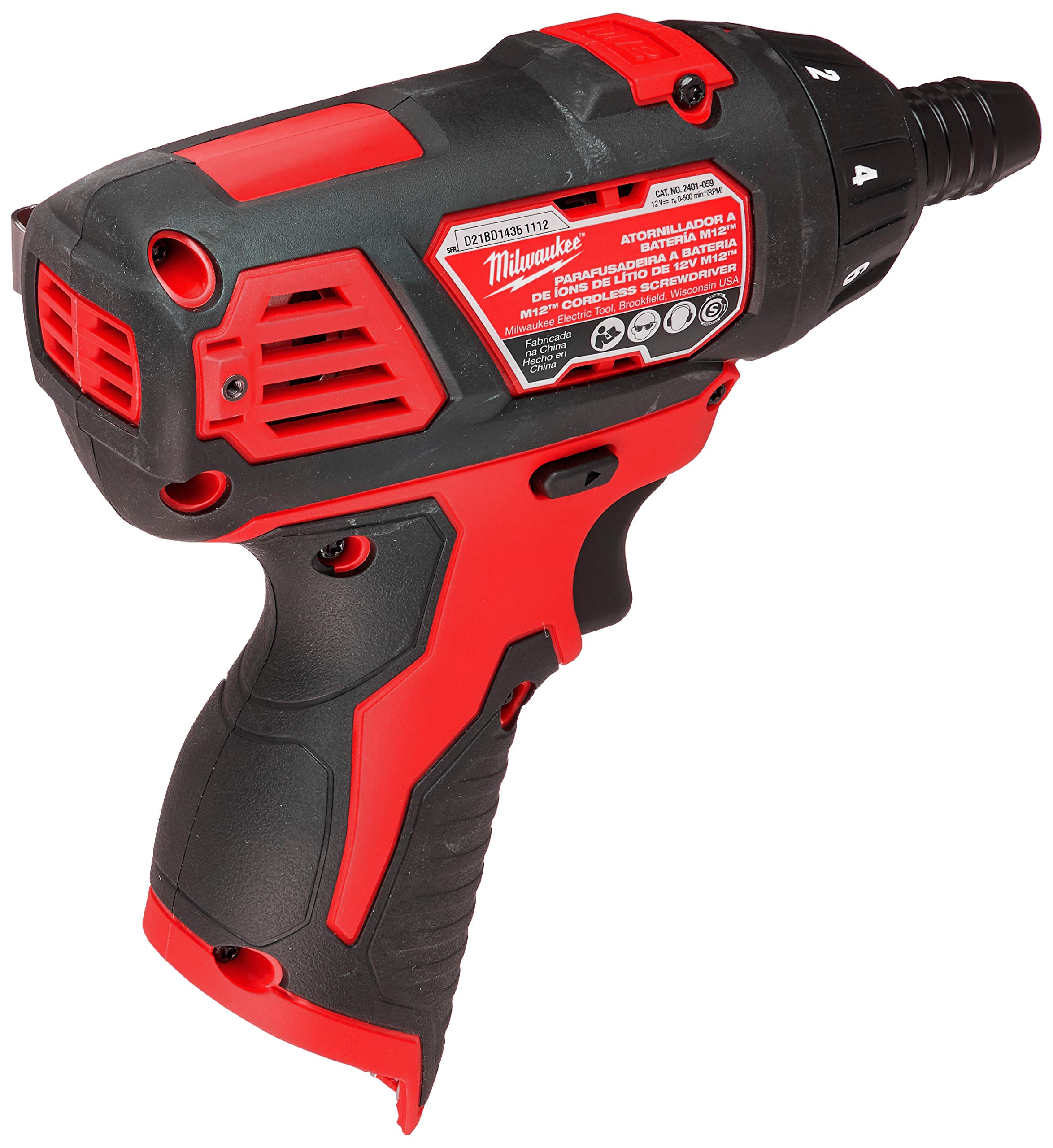 Milwaukee 2401-20 bulk packaging highlights tool-only delivery.