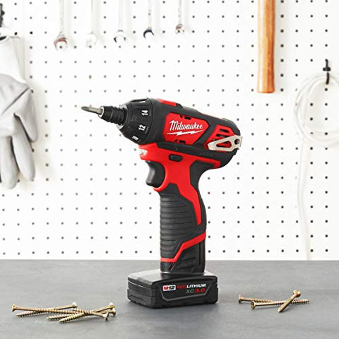Milwaukee 2401-20 lightweight balanced design reduces fatigue.
