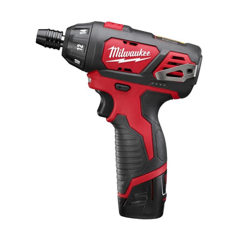 Milwaukee 2401-22 compact ergonomic design for tight spaces.
