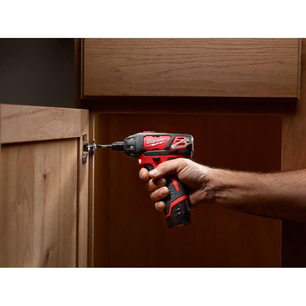 Milwaukee 2401-22 included accessories for immediate use.
