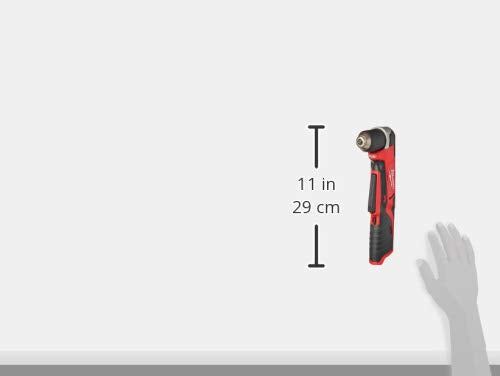 Milwaukee 2415-20 LED indicators illuminate the work surface during drilling.