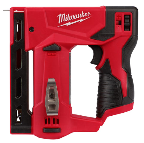 Milwaukee 2447-20 compact design enables tight-space stapling with steady performance