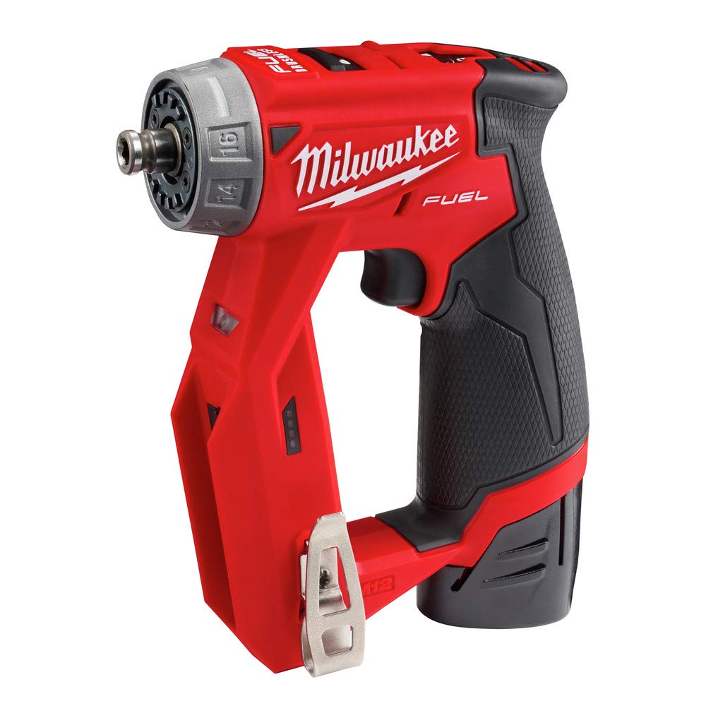 Milwaukee 2505-22 all-metal chuck with hex attachments for versatile work.