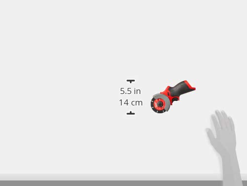 Milwaukee 2522-20 ergonomic barrel grip enables precise one-handed cuts
