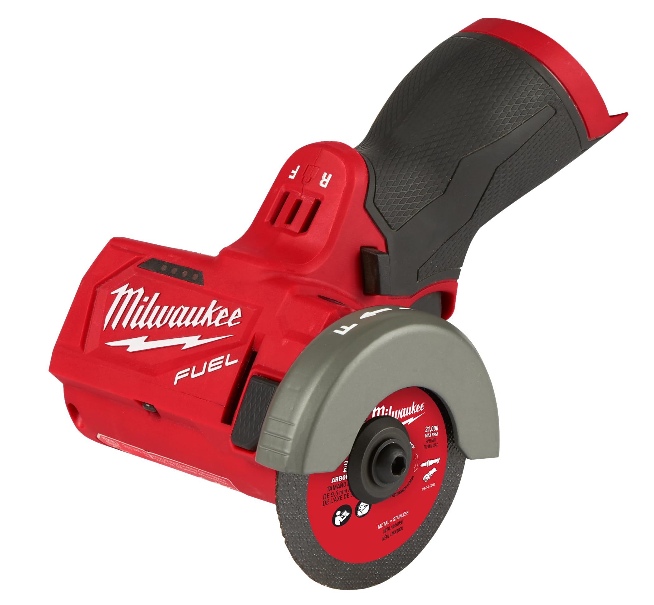 Milwaukee 2522-20 cut-off tool in action for precise, fast cuts
