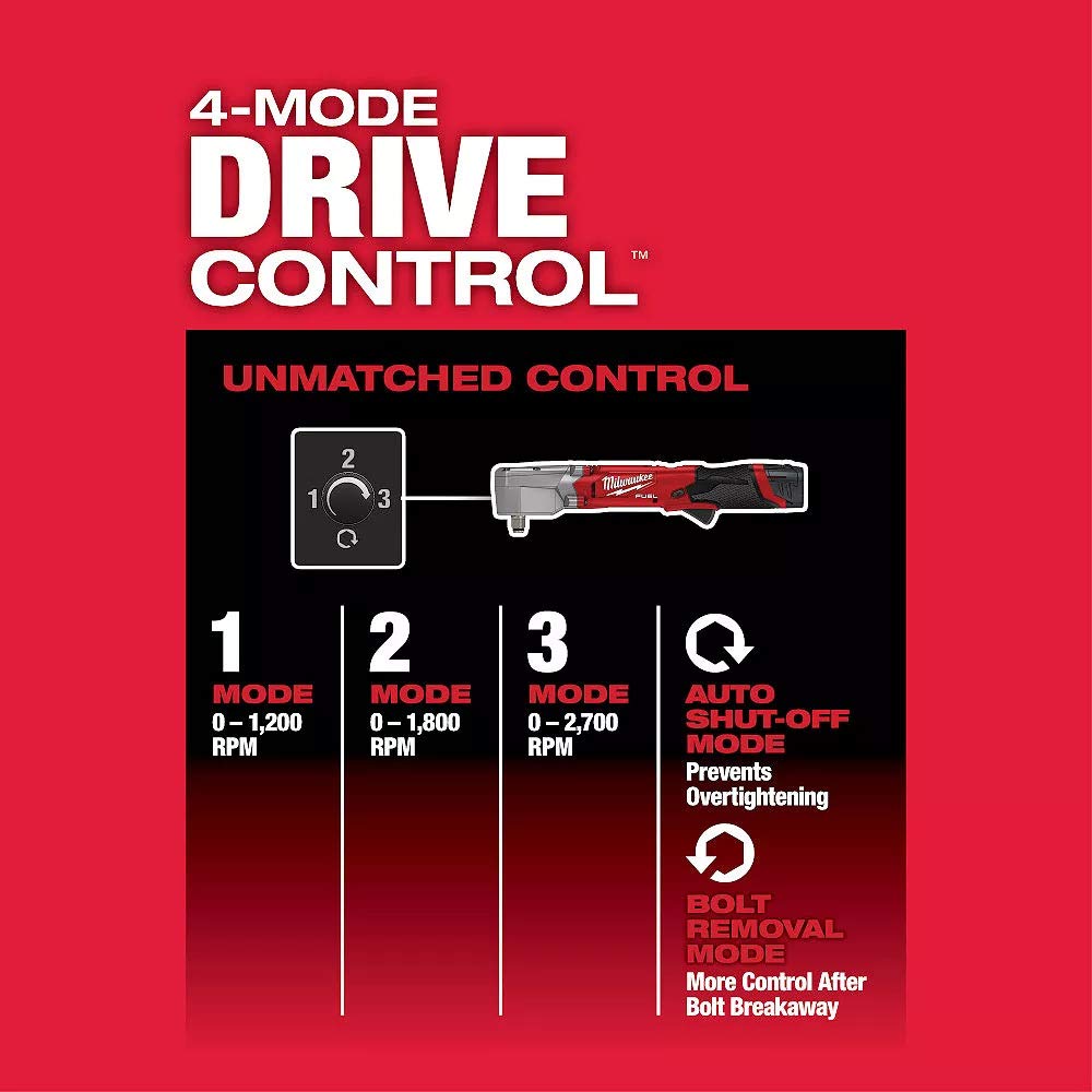 Milwaukee 2565-20 compact head design fits in narrow spots