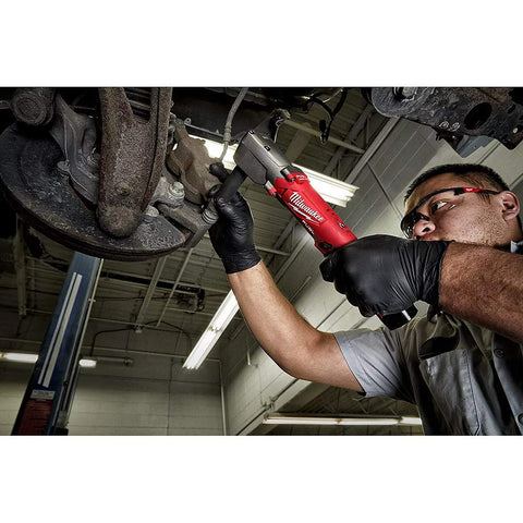 Milwaukee 2565-20 ergonomic handle reduces fatigue during use