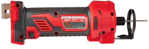 Milwaukee 2627-20 cut-out tool LED light enhances visibility