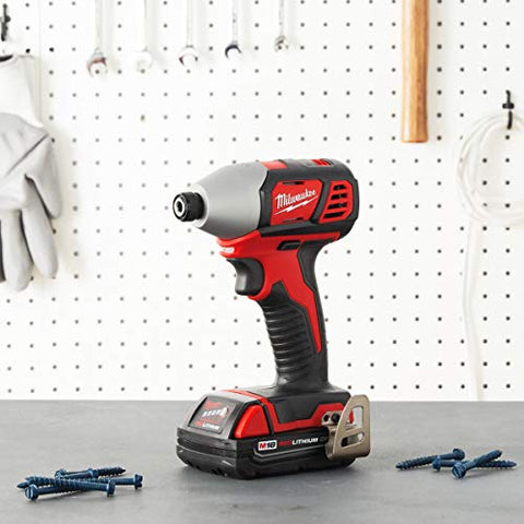 Compact design of the Milwaukee 2656-20 supports one-handed use in tight spots.