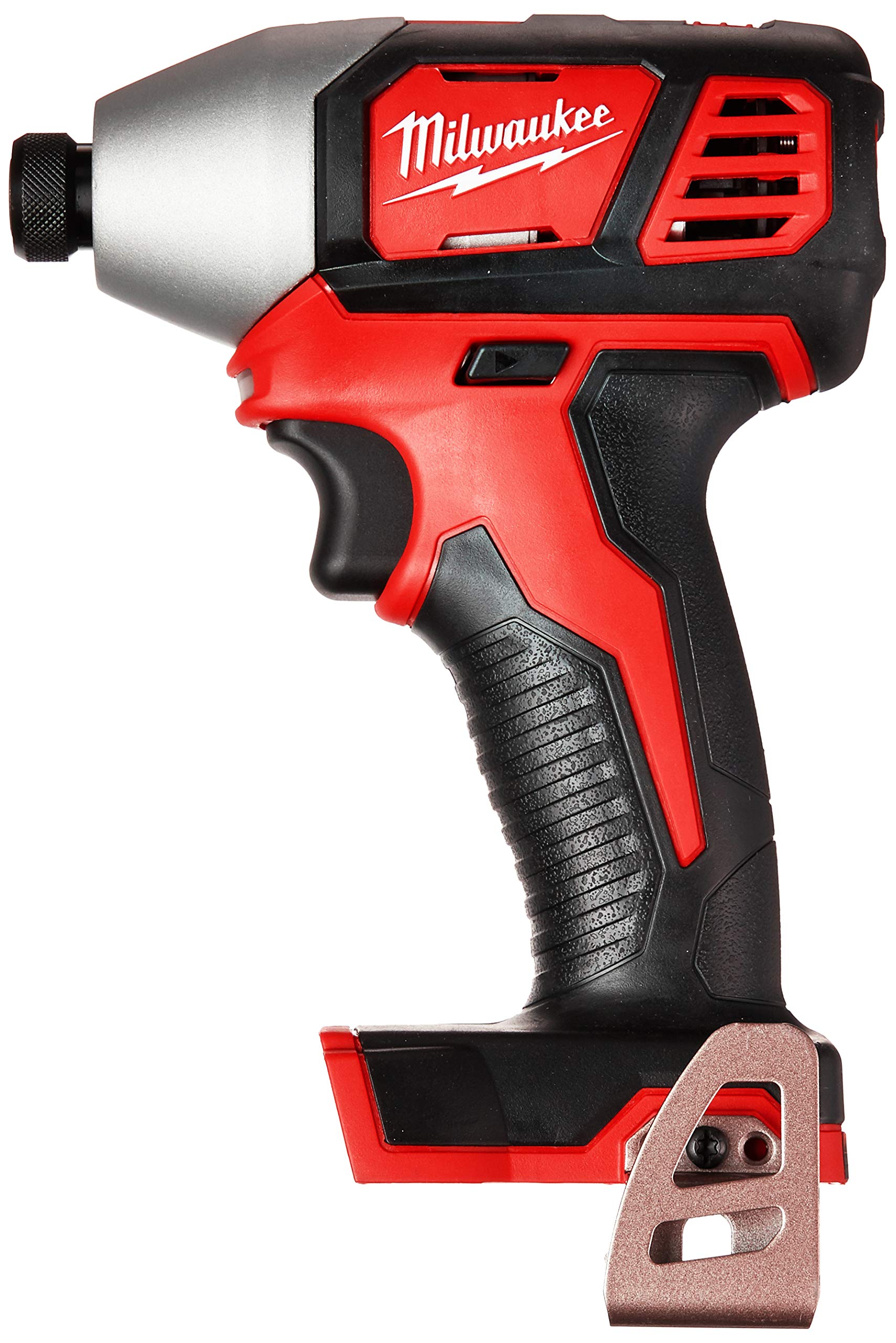 Milwaukee 2656-20 textured handle grip improves control in slick conditions.