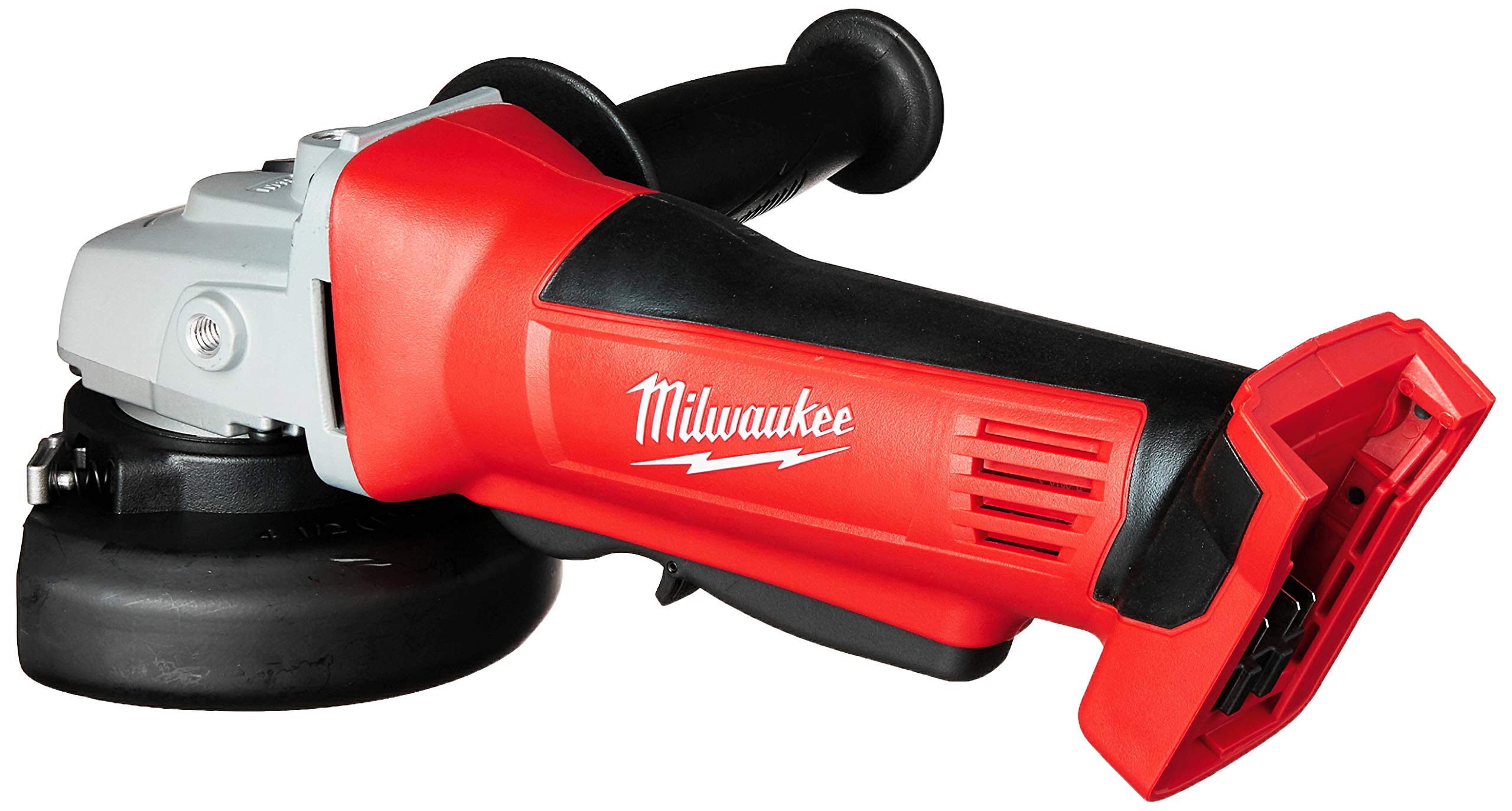 Milwaukee 2680-20 tool-free guard image showing adjustable cutting angles.