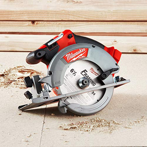 Milwaukee circular saw weight and compact form for easy handling