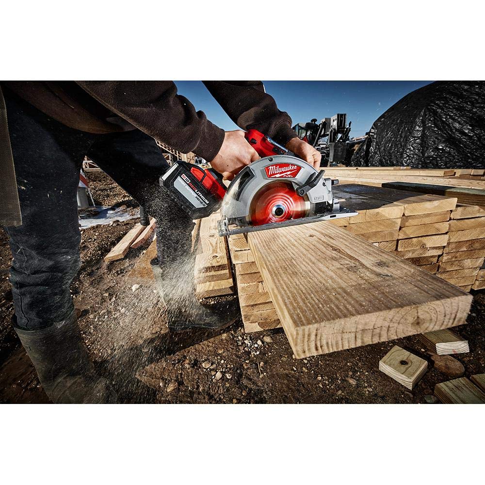 Milwaukee 2732-20 dust port and vac adapter for a cleaner workspace.