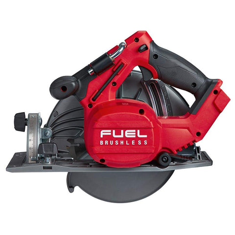Milwaukee 2732-20 LED work light improves cut visibility on site.