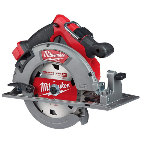 Milwaukee 2732-20 magnesium shoe and guards for maximum durability on projects.