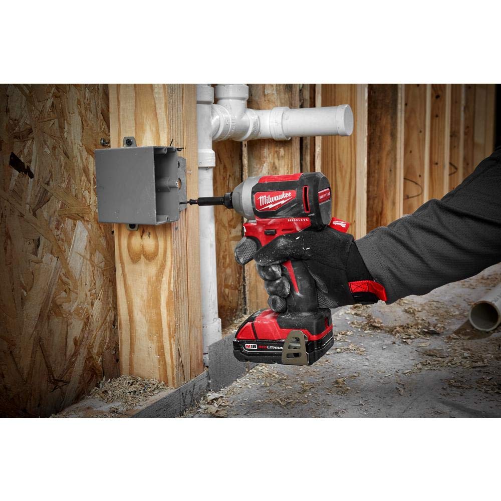 Milwaukee 2850-21P kit includes battery and charger for convenient setup