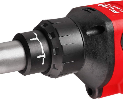 Belt clip on Milwaukee 2866-20 keeps tool accessible on site